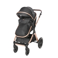 Passeggino VIOLA+ADAPTERS con coprigambe BLACK Diamond